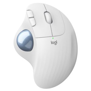 M575s ERGO Bluetooth Trackball Offwhite Blue ball miš
