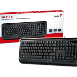 KB-118 II USB US crna tastatura
