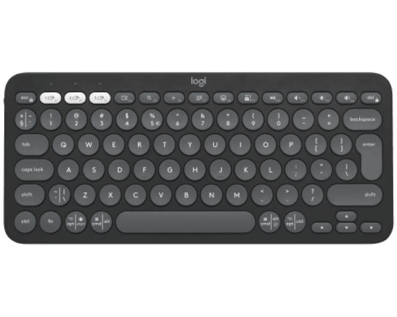 K380s Bluetooth Pebble Keys 2 US Graphite tastatura